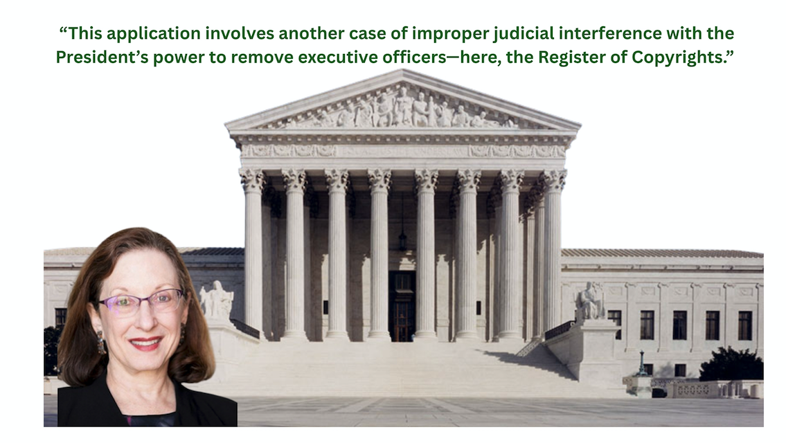 Trump Asks Supreme Court to Help Him Fire the Register of Copyrights