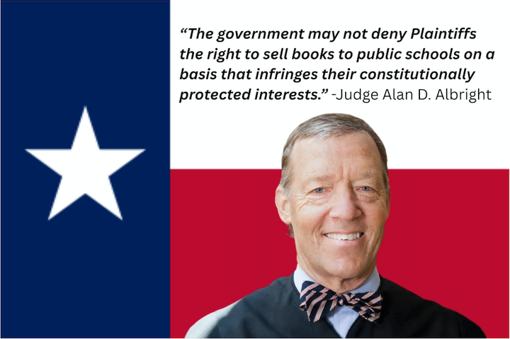 Court Permanently Blocks Texas 'Book Rating' Law