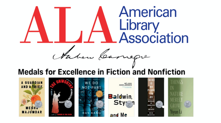 ALA Announces Shortlist for 2026 Andrew Carnegie Medals for Excellence in Fiction and Nonfiction