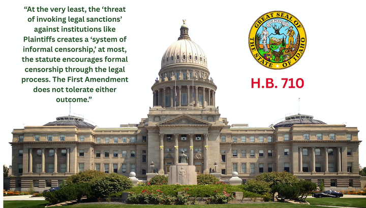 Appeals Court Revives Challenge to Idaho Book Banning Law